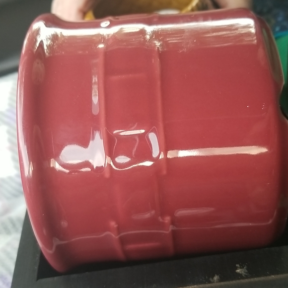 Longaberger Pottery Woven Traditions Mini Salt Crock Paprika - Picture 3 of 6